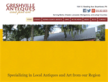 Tablet Screenshot of greshvilleantiques.com